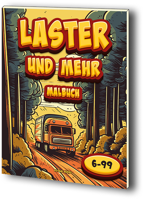 Laster und mehr Malbuch